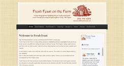 Desktop Screenshot of freshfeastonthefarm.com